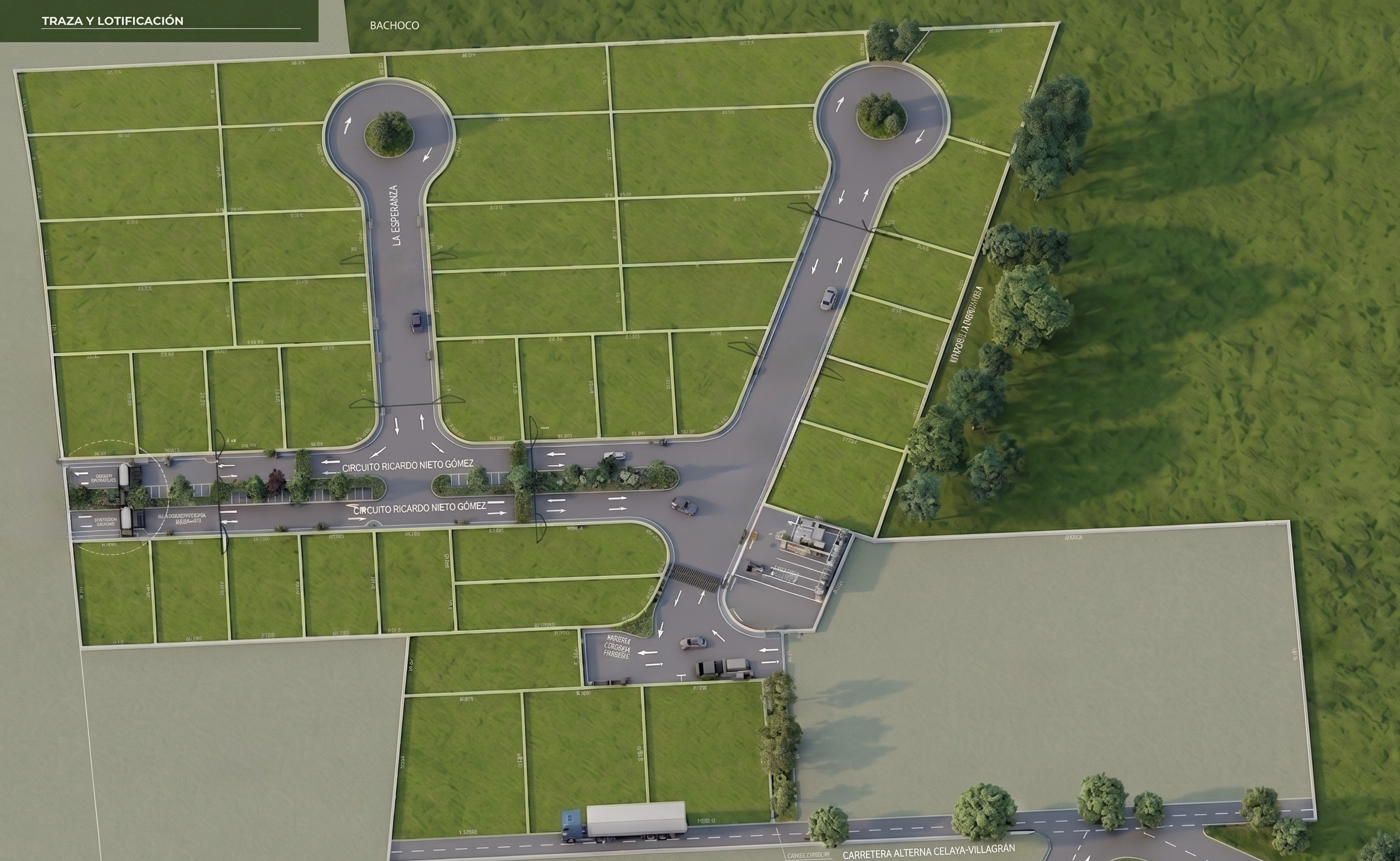 Render 3D Parque Industrial Index